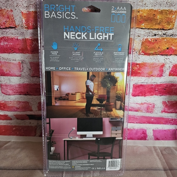 Bright Basics Book Light for Reading Hands-Free Flexible Silicone Arms Black - Picture 5 of 5
